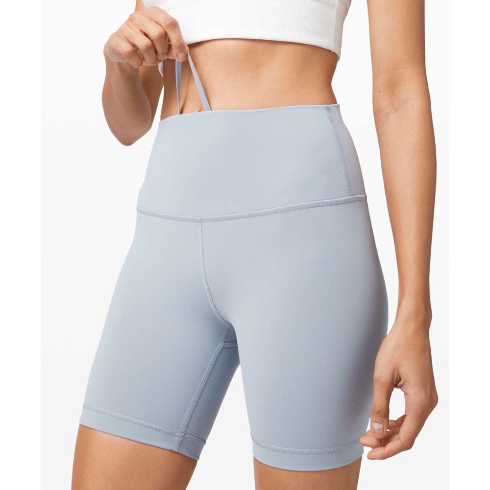Lululemon Wunder Train High-Rise Short 6" Chambray 6